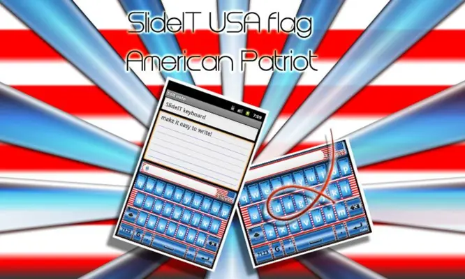 SlideIT USA flag skin android App screenshot 3